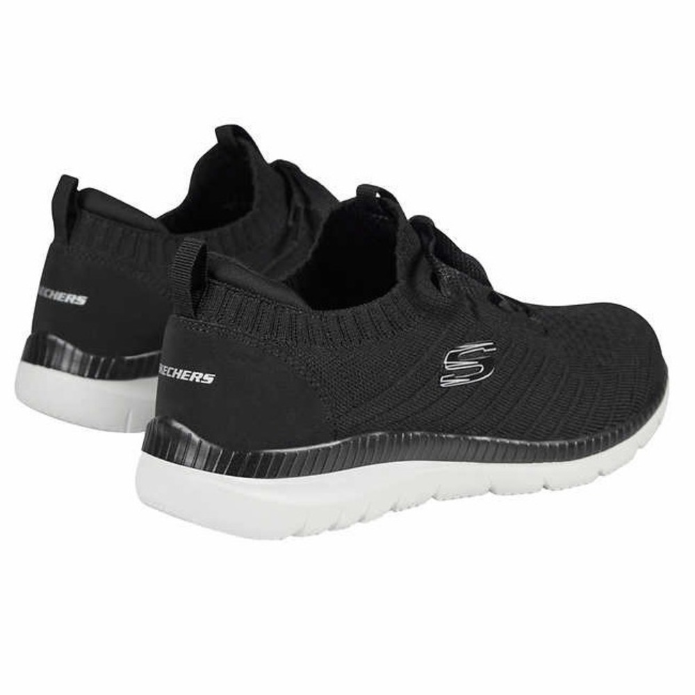 Sketchers bountiful black lace up running shoes